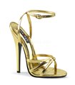 Extrem High Heels DOMINA-108 - Gold