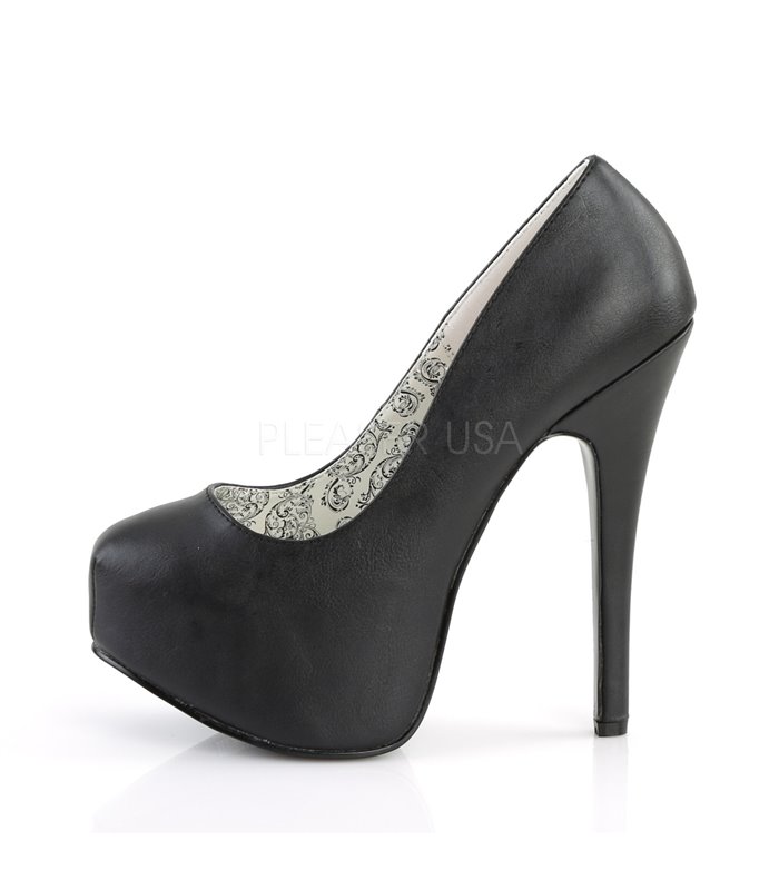 Plateau Pumps TEEZE-06 - PU Schwarz