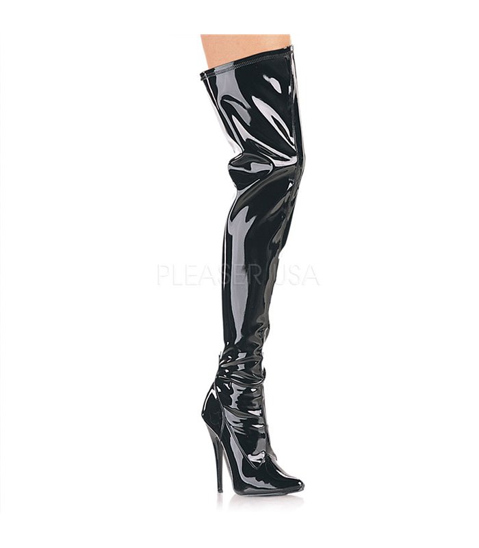 Dominastiefel DOMINA-3000 - Lack Schwarz