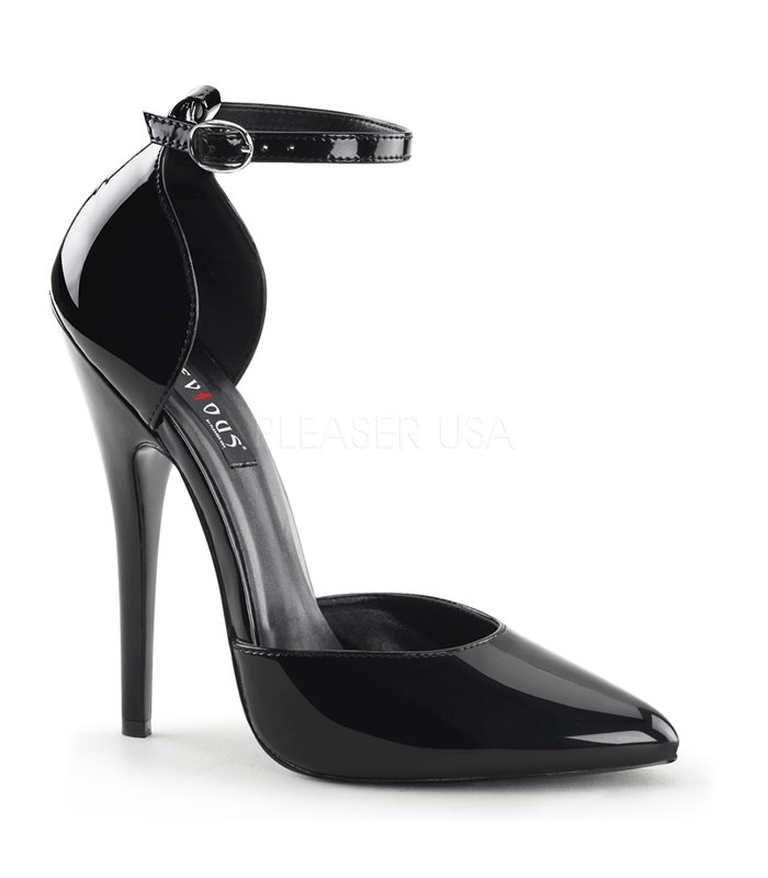 Extrem High Heels DOMINA-402 - Lack Schwarz