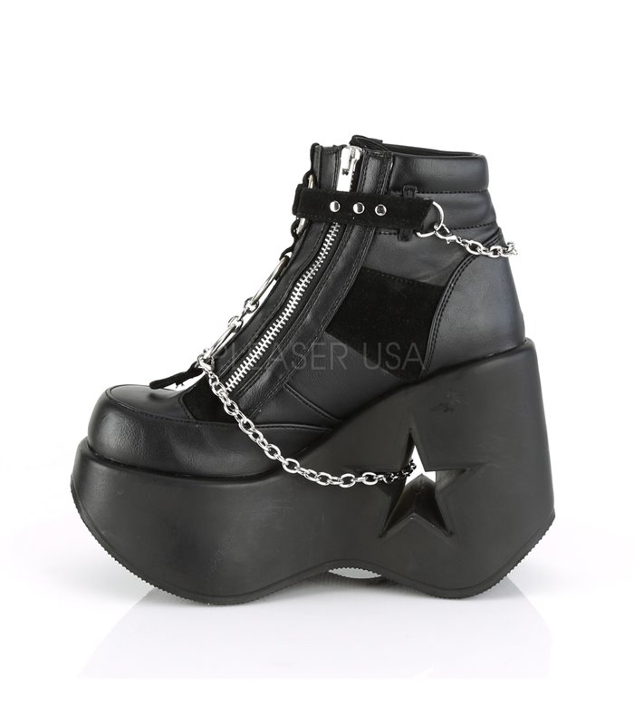 Plateau Schuhe DYNAMITE-101 - Schwarz