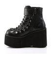 Demonia Plateau Stiefeletten KERA-21 Schwarz