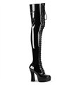 Overknee Stiefel ELECTRA-3023 - Lack  Schwarz