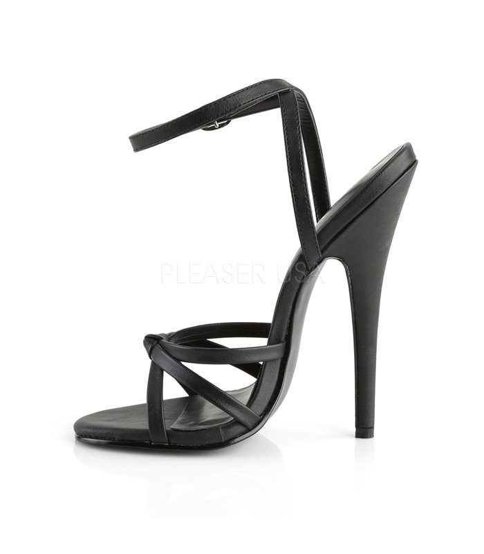 Extrem High Heels DOMINA-108 - PU Schwarz