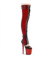 Extrem Plateau Heels FLAMINGO-3027 - Rot