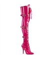 Overknee Stiefel SEDUCE-3028 - Lack Hot Pink