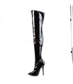 Dominastiefel DOMINA-3000 - Lack Schwarz