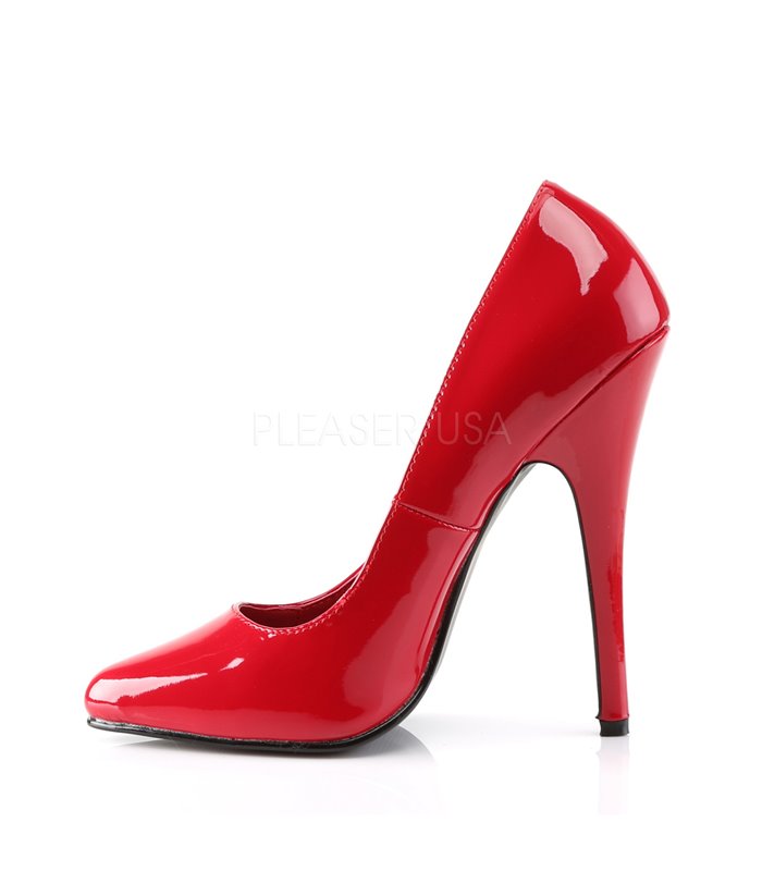 Extrem High Heels DOMINA-420 - Lack Rot