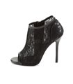 Peep Toe Bootie AMUSE-56 - Schwarz