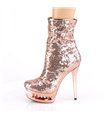 Plateau Stiefelette BLONDIE-R-1009 - Rose Gold