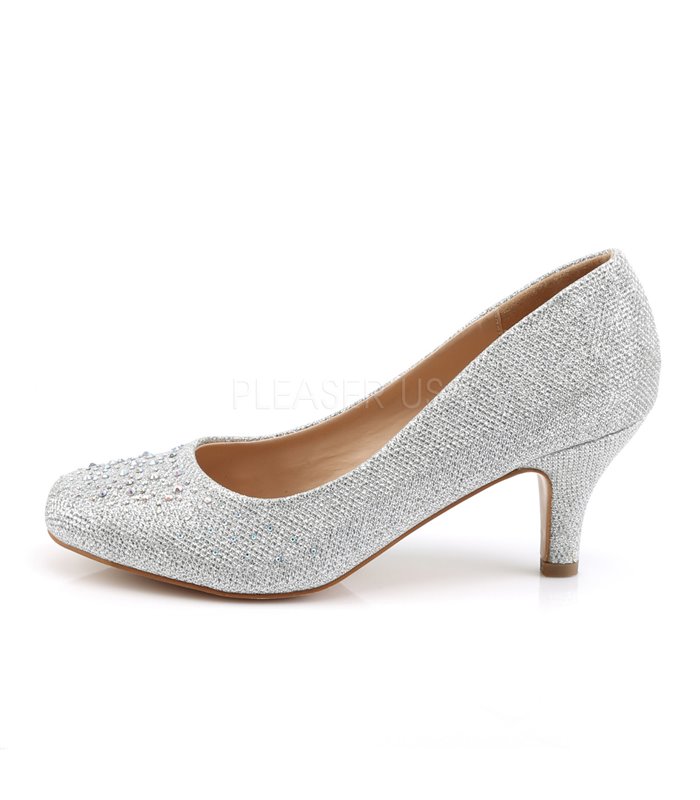 Kitten Heels DORIS-06 - Silber