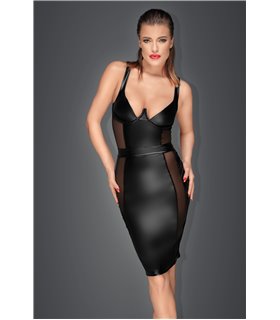 Pencil Kleid mit transparenten Einsätzen Pencil Kleid mit transparenten Einsätzen