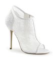 Peep Toe Bootie AMUSE-56 - Ivory Weiß