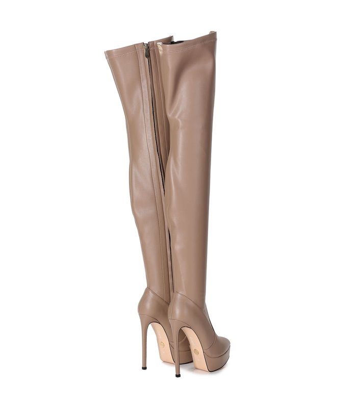 Giaro Overknee Stiefel SPIRE Taupe