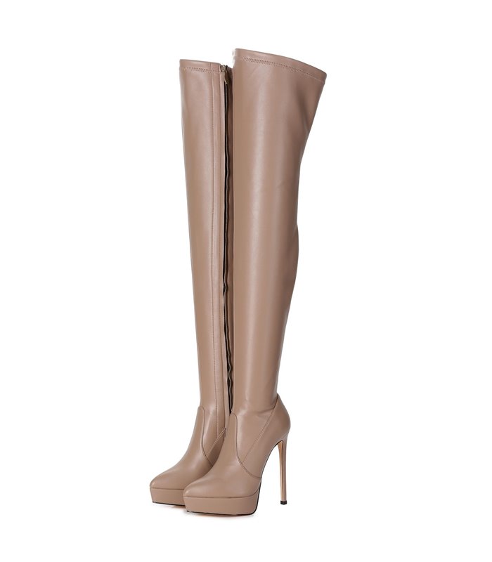 Giaro Overknee Stiefel SPIRE Taupe