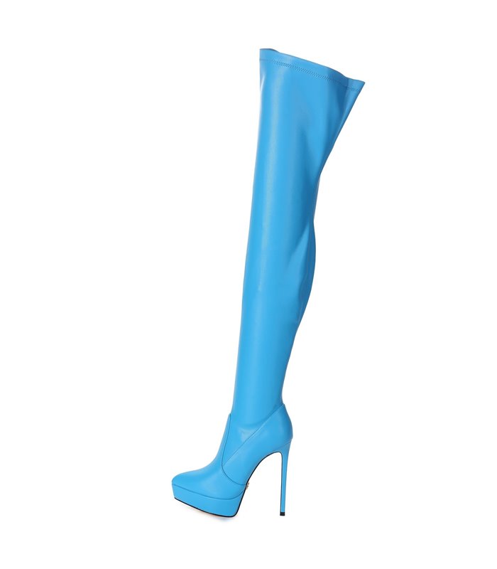 Giaro Overknee Stiefel SPIRE Light Blue