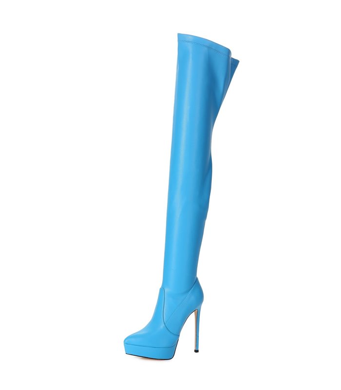 Giaro Overknee Stiefel SPIRE Light Blue