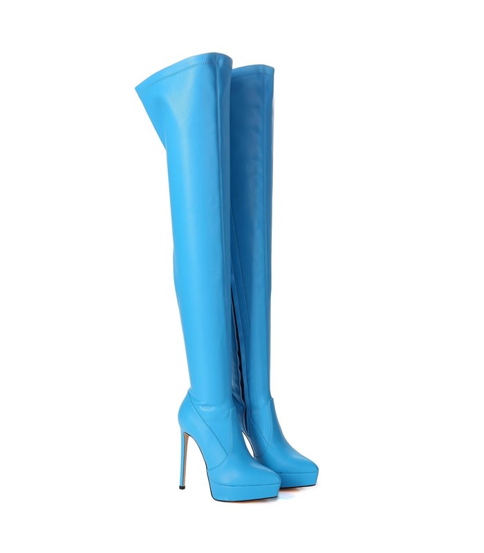 Giaro Overknee Stiefel SPIRE Light Blue