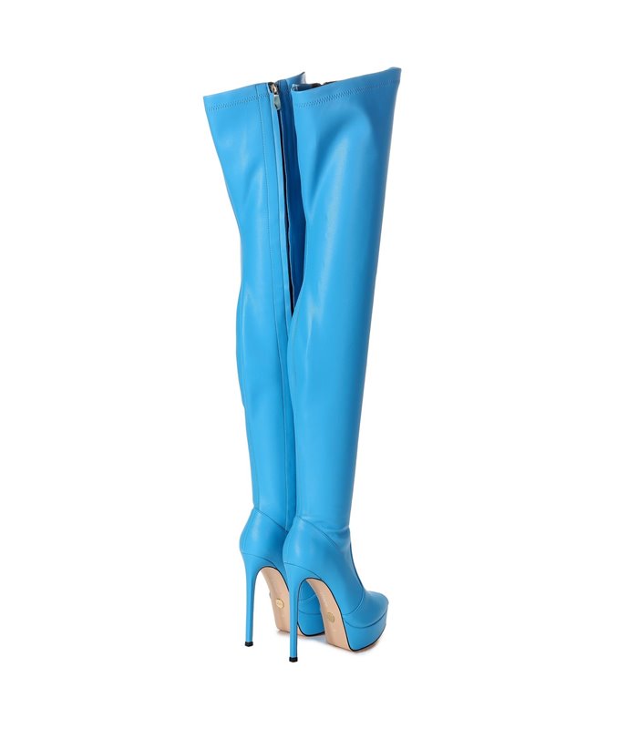 Giaro Overknee Stiefel SPIRE Light BLue