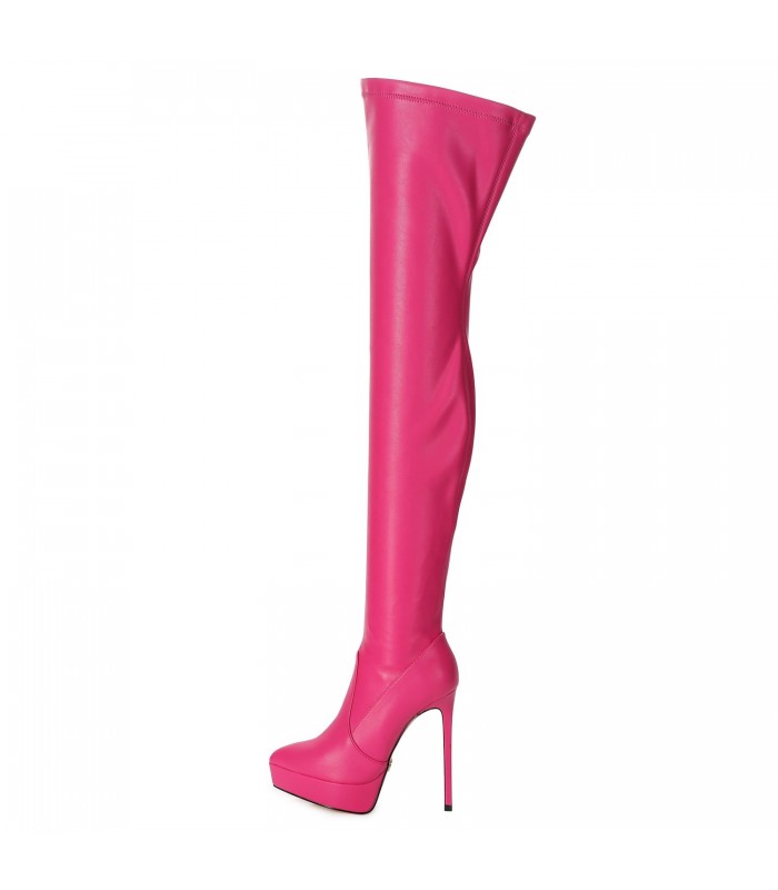 Giaro Overknee Stiefel SPIRE Fuchsia Matt