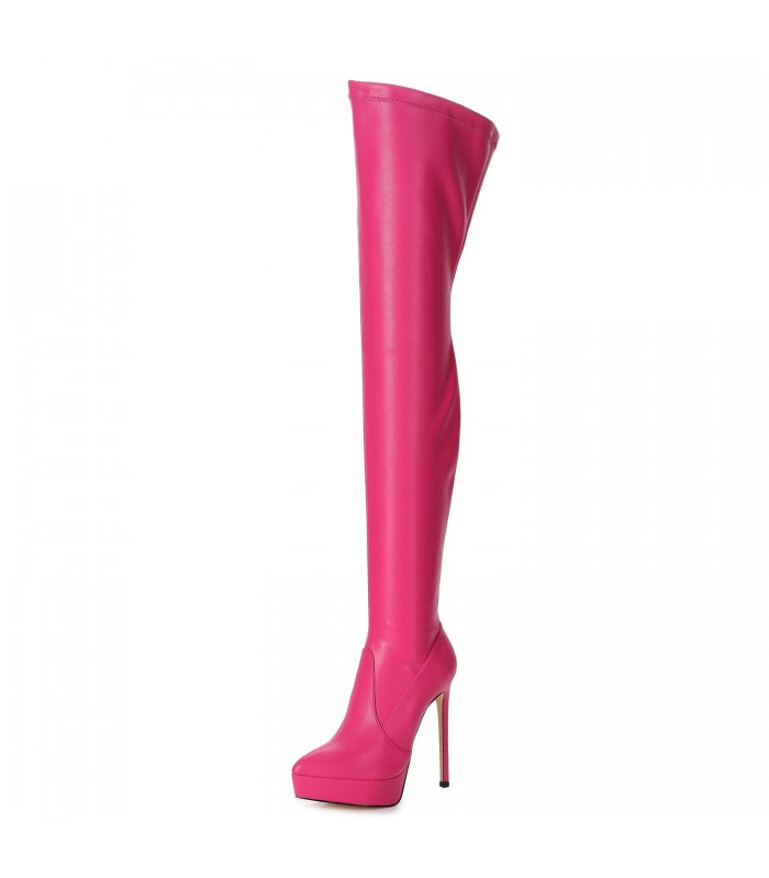 Giaro Overknee Stiefel SPIRE Fuchsia Matt