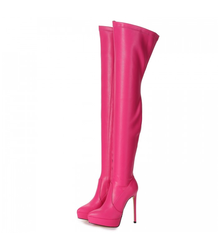 Giaro Overknee Stiefel SPIRE Fuchsia Matt