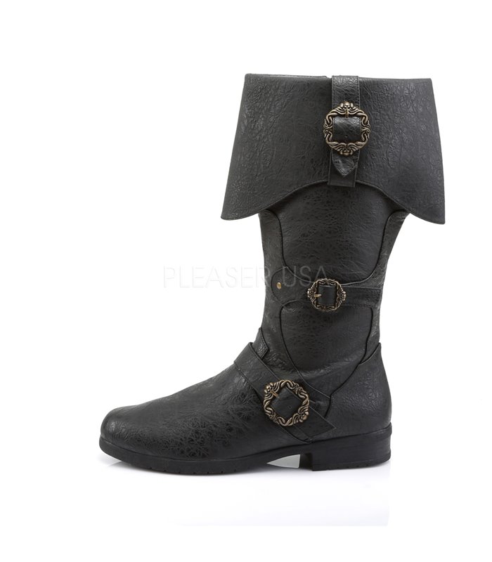 Piratenstiefel CARRIBEAN-299 - Anthrazit