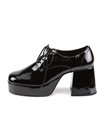 Herren Plateauschuhe JAZZ-02 - Lack Schwarz