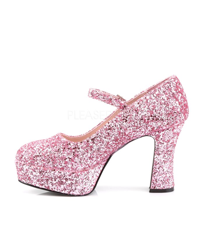 Retro Plateau Pumps MARYJANE-50G - Pink