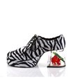 Herren Plateauschuhe PIMP-02 - Zebra