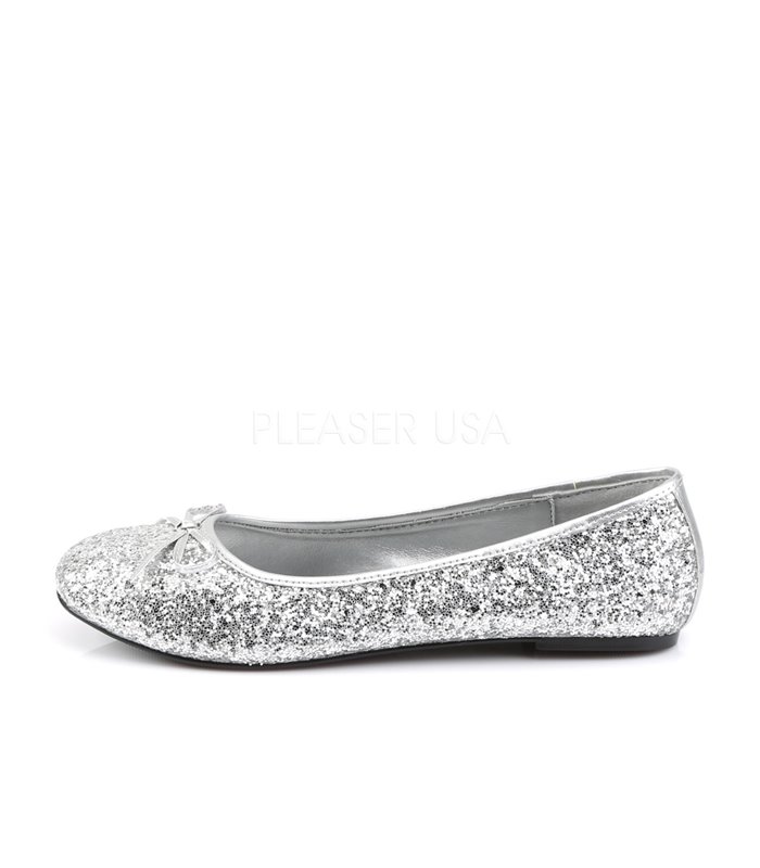 Funtasma Ballerinas STAR-16G Silber Glitzer