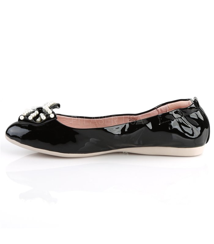 Pin Up Couture Ballerinas IVY-09 Schwarz