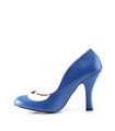 Pin Up Couture Pumps SMITTEN-05 Navy Blau-Weiss Kunstleder