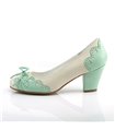 Retro Pumps WIGGLE-17 - Creme/Mint