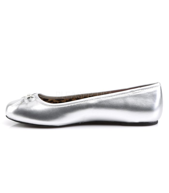 Pleaser Ballerinas Pleaser Pink Label ANNA-01 silber