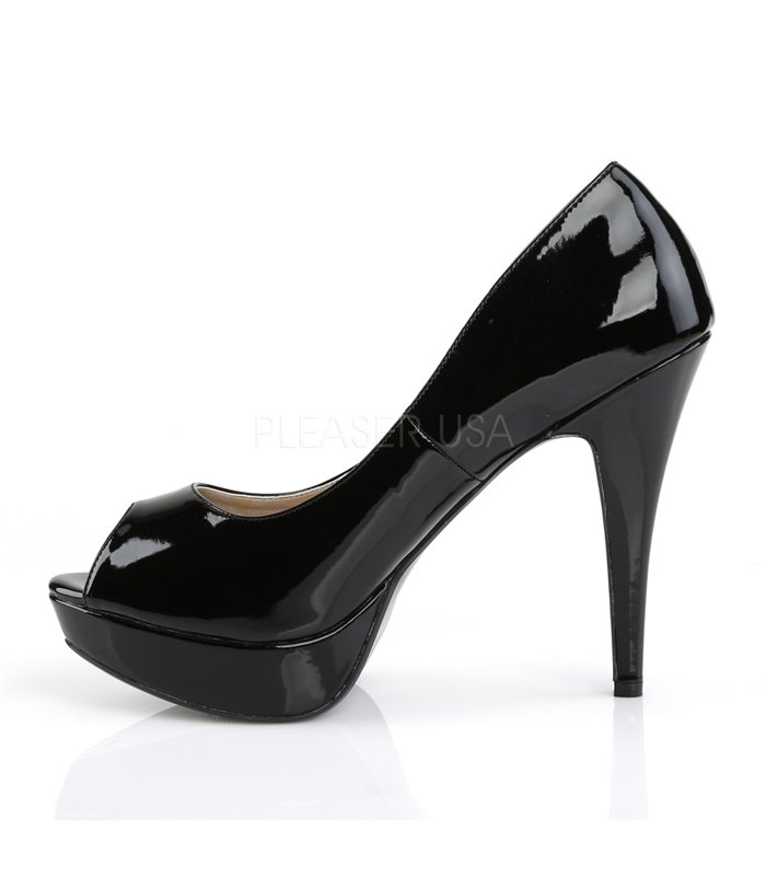 Plateau Pumps CHLOE-01 -  Lack Schwarz