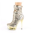 Platform Ankle Boots BLONDIE-R-1009 - Gold