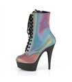 Pleaser Plateau Stiefelette DELIGHT-1020REFL - Multicolored