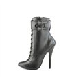 Extrem High Heels DOMINA-1023 - PU Schwarz