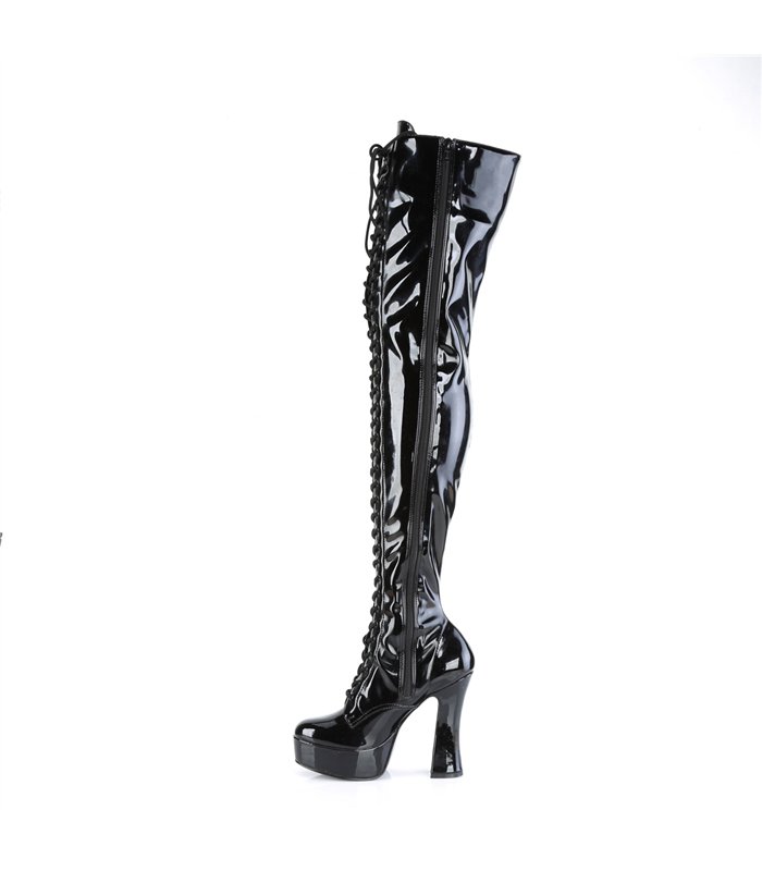 Overknee Stiefel ELECTRA-3023 - Lack  Schwarz