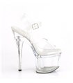 Platform High Heels ESTEEM-708 - Clear