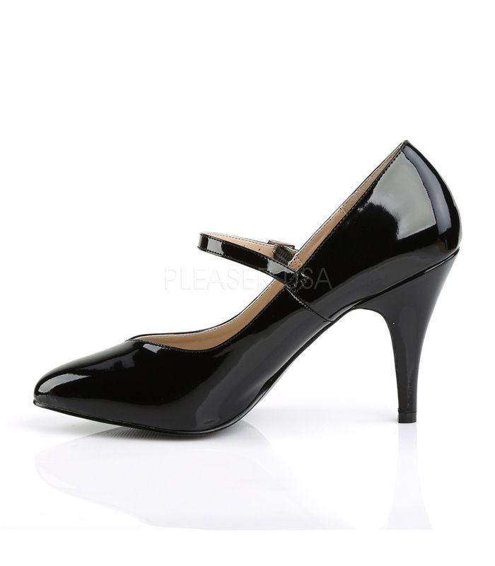 Mary Jane Pumps DREAM-428 - Lack Schwarz