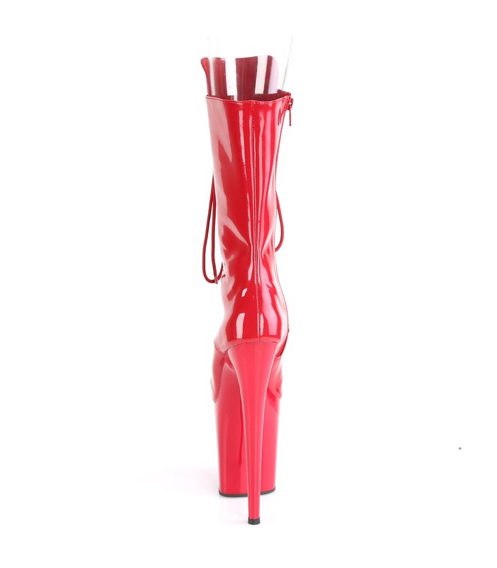 Extrem Plateau Heels  FLAMINGO-1051 - Rot
