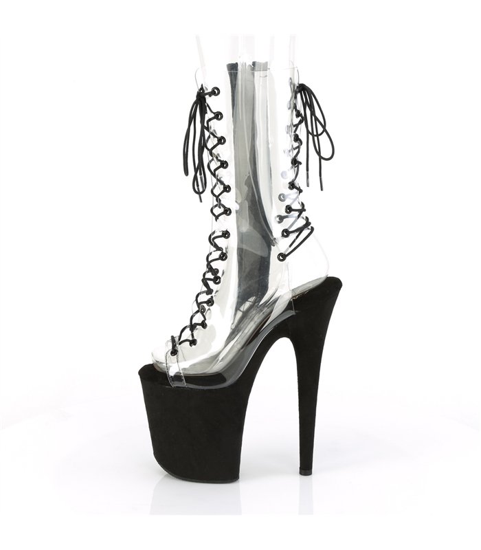 Extreme Platform Heels FLAMINGO-800-60FS - Black