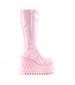 Plateau Stiefel STOMP-200 Pink lack | DemoniaCult