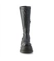 Plateau Stiefel STOMP-200 Schwarz matt  | DemoniaCult