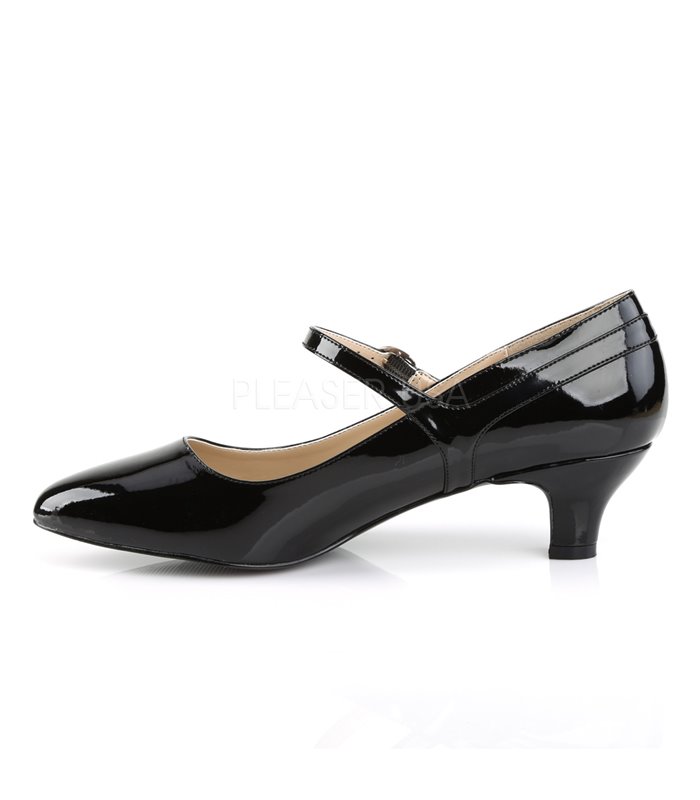 Kitten Heels FAB-425 - Lack Schwarz