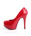 Plateau Pumps TEEZE-06W - Rot (Weit)