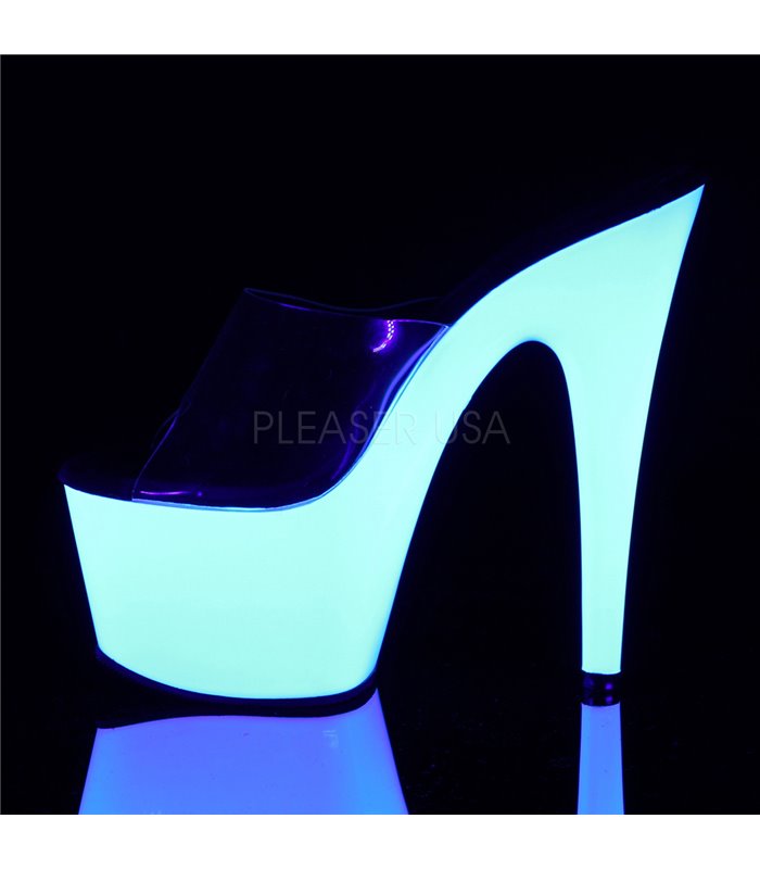 Neon Pantolette ADORE-701UV - Weiß