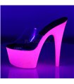 Plateau High Heels ADORE-701UVG - Neon Pink